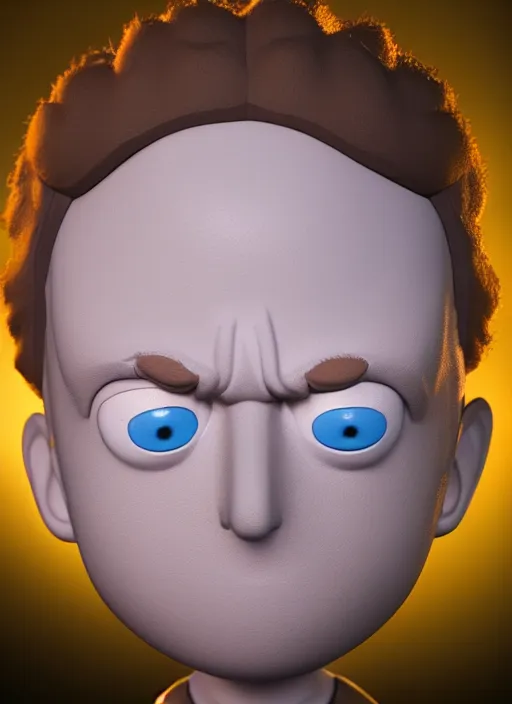 Image similar to young morty from rick and morty closeup photograph dslr photorealistic, studio lighting, ektachrome, detailed, intricate, face detail