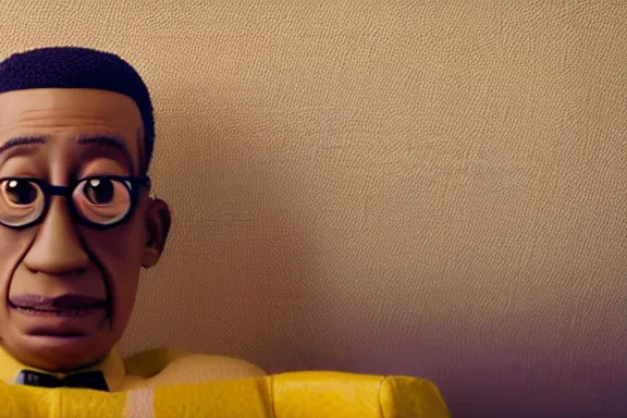 Image similar to “ very very intricate pixar movie screenshot of gus fring, rendered in octane 8 k with detailed cinematic lighting and shading, award - winning crisp details ”