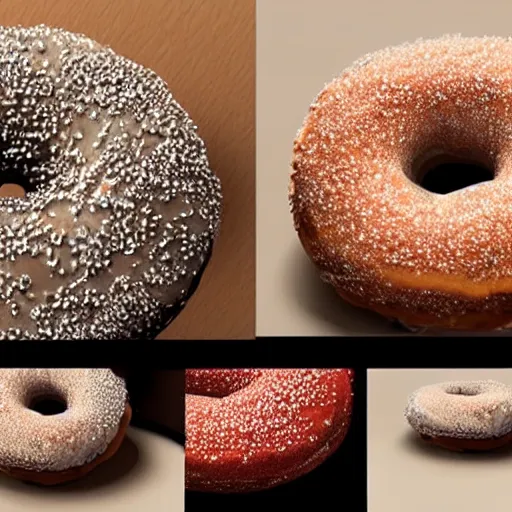 Image similar to a realistic iphone like a donut, photorealistic, ultra detailed, intricate