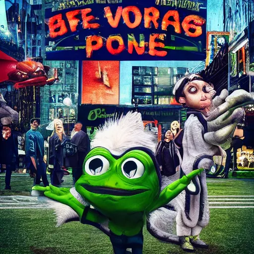 Image similar to pepe movie