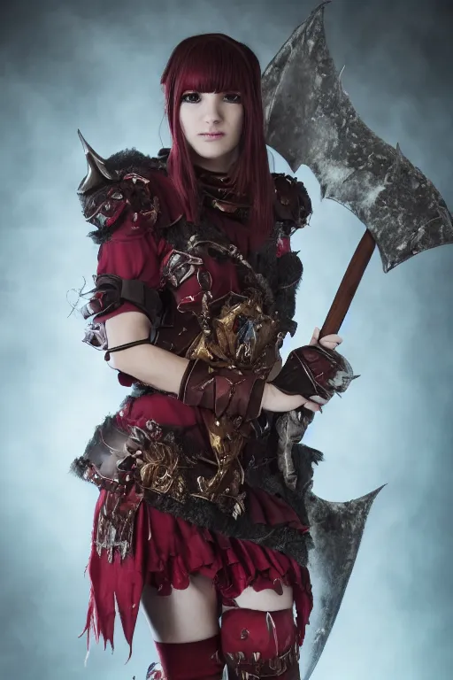 Image similar to a female DND hexblood, high resolution film still, 8k, HDR colors, cosplay, studio lighting