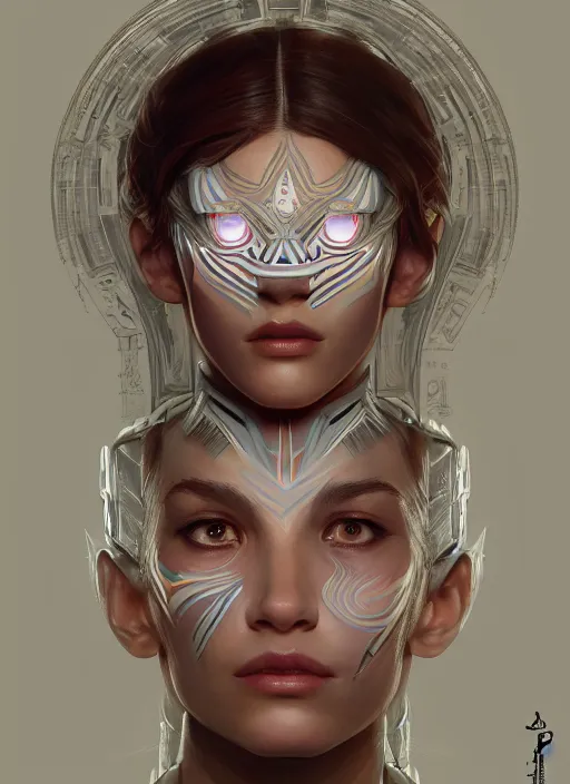 Prompt: symmetry!! portrait of smooth skin alien in the style of horizon zero dawn, machine face, intricate, elegant, highly detailed, digital painting, artstation, concept art, smooth, sharp focus, illustration, art by artgerm and greg rutkowski and alphonse mucha, 8 k