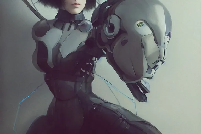 Image similar to a portrait of female mechine from ghost in the shell,by Stanely Artgerm,Tom Bagshaw,Andrei Riabovitchev,aaron horkey,Greg Rutkowski,trending on pinterest,full of color,luxury,mythological,sacred,religious,ultra realistic,high detail,concept art,golden ratio,cinematic lighting H 768