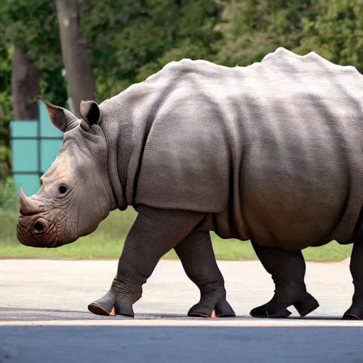 Image similar to Elon Musk as a rhinoceros