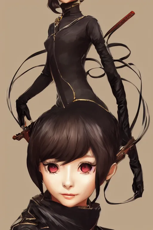 Image similar to Audrey Hepburn in a blade and soul spinoff artbook rendered by the artist Hyung tae Kim , trending on Artstation by Hyung tae Kim, artbook, Taran Fiddler