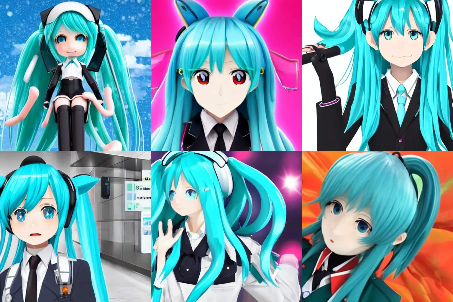 Prompt: Hatsune Miku as a Weather Services Chief