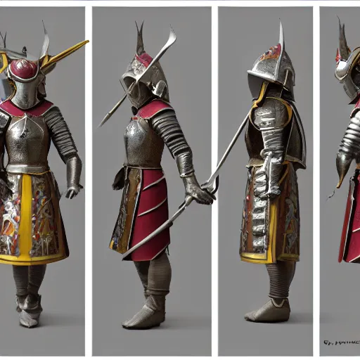 Prompt: traditional medieval spangenhelm variations, octane render, perfect detail