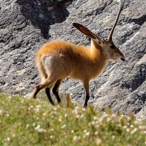 Image similar to a chamois on a mountain