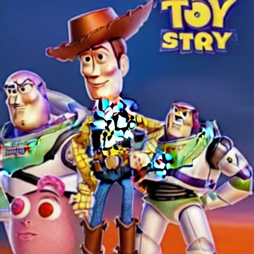 Prompt: toy story directed by quentin tarantino