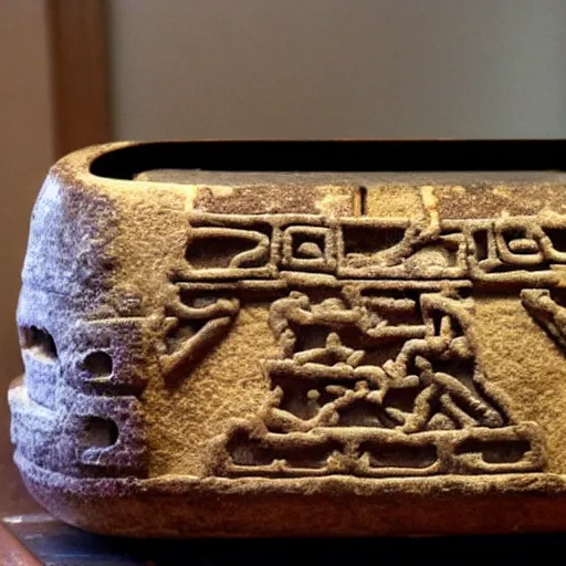 Prompt: ancient Mayan toaster