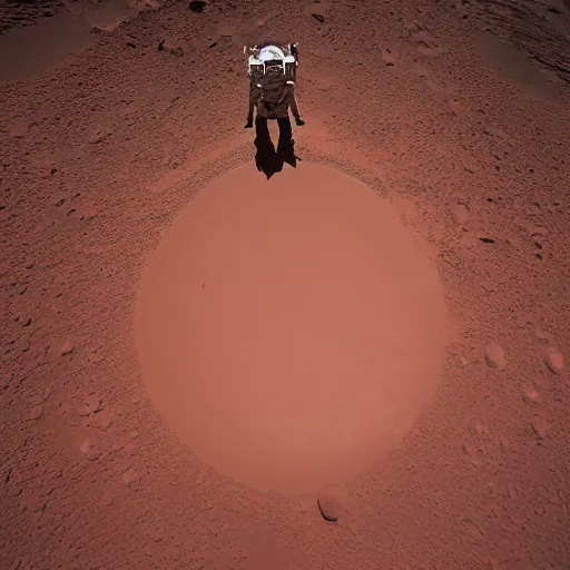 Image similar to an award winning portrait photo of an alien on mars