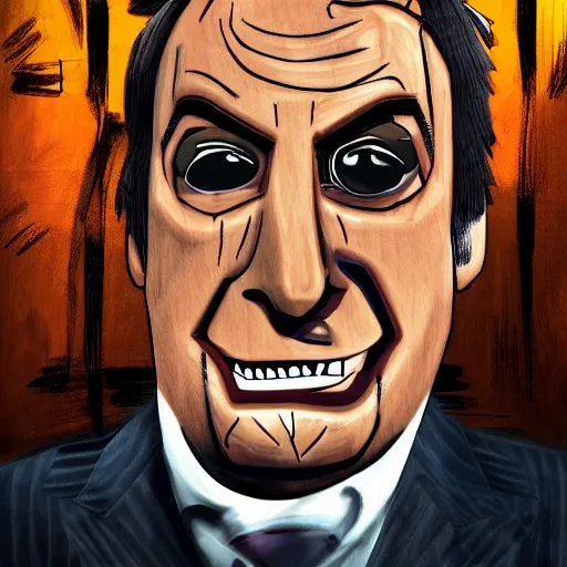 Prompt: saul goodman in five nights at freddy's