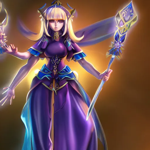 Image similar to beautiful dark magician girl, full body, mystical, ultra detailed, 4k