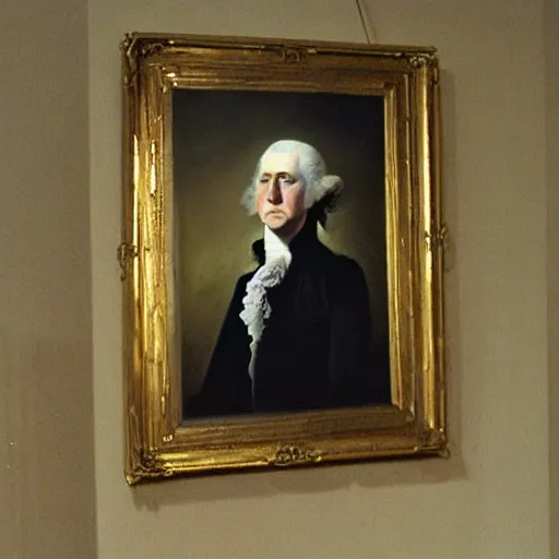 Prompt: george washington playing wii sports, oil painting, in the style of john singer sargent, detailed