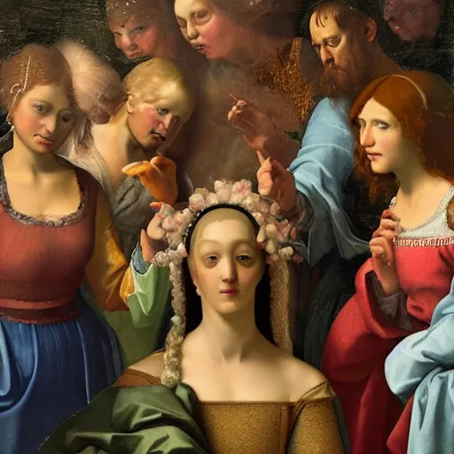 Prompt: 2 0 2 0 s in renaissance painting style
