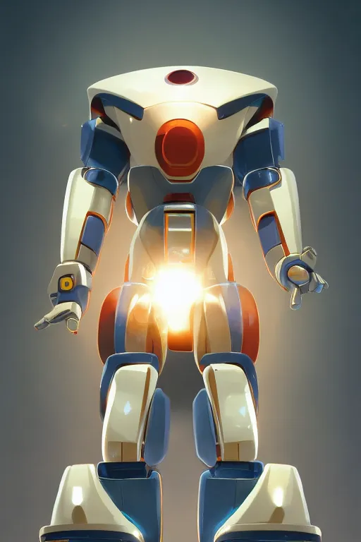 Image similar to metabots medabots medarotto medarot robot minimalist comics, behance hd by jesper ejsing, by rhads, makoto shinkai and lois van baarle, ilya kuvshinov, rossdraws global illumination ray tracing hdr radiating a glowing aura