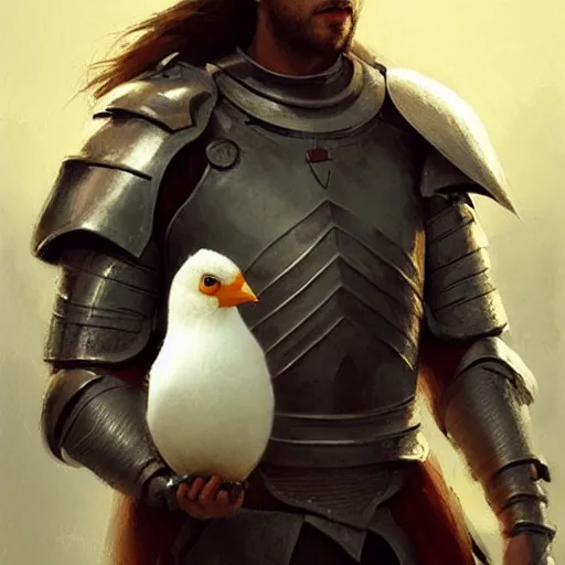 Image similar to a knight holding a small white bird carefully,digital art,ultra realistic,ultra detailed,art by greg rutkowski,cinematic,detailed face