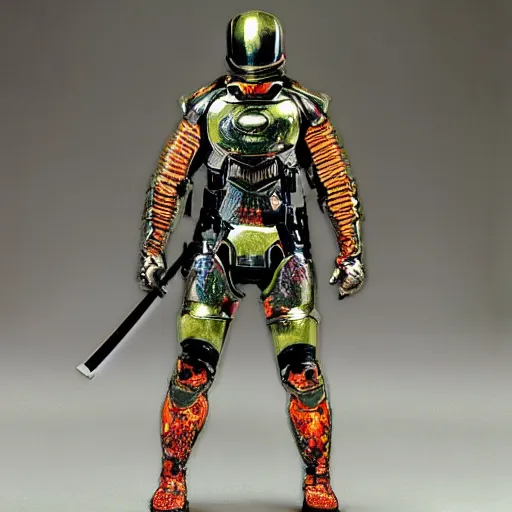 Image similar to war, diverse katana cybersuits, from behind, wide wide angle, vivid, elaborate, highly detailed, beautiful lighting