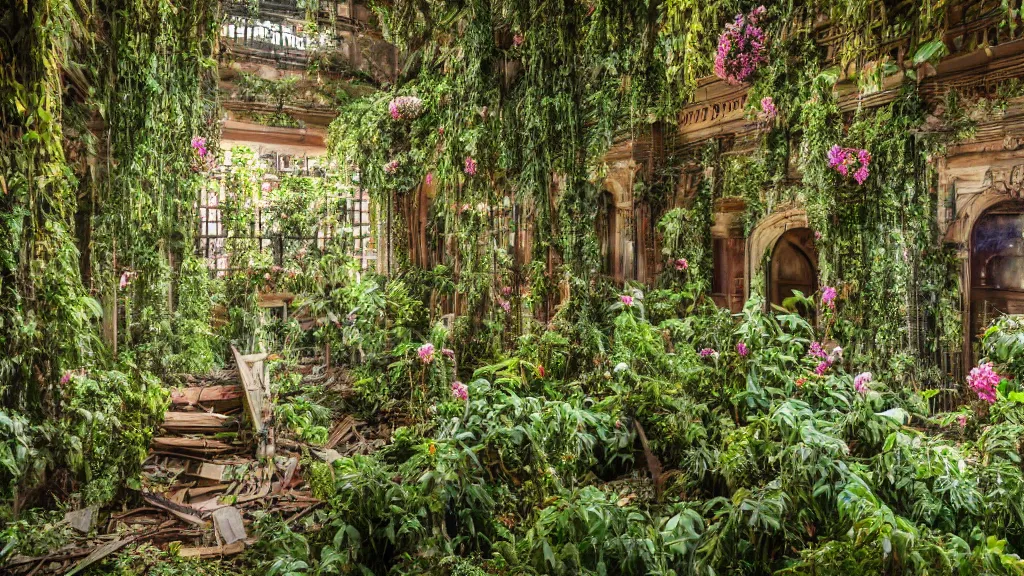 a museum of her heart on Tumblr: Overgrown and abandoned gardens