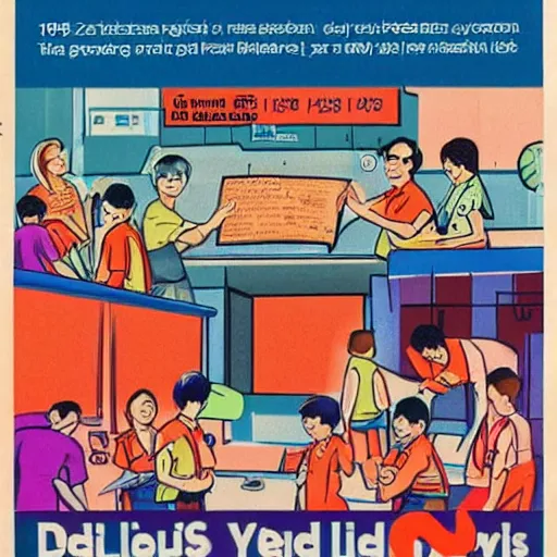 Image similar to 1 9 9 0 s singaporean public education poster for secondary schools