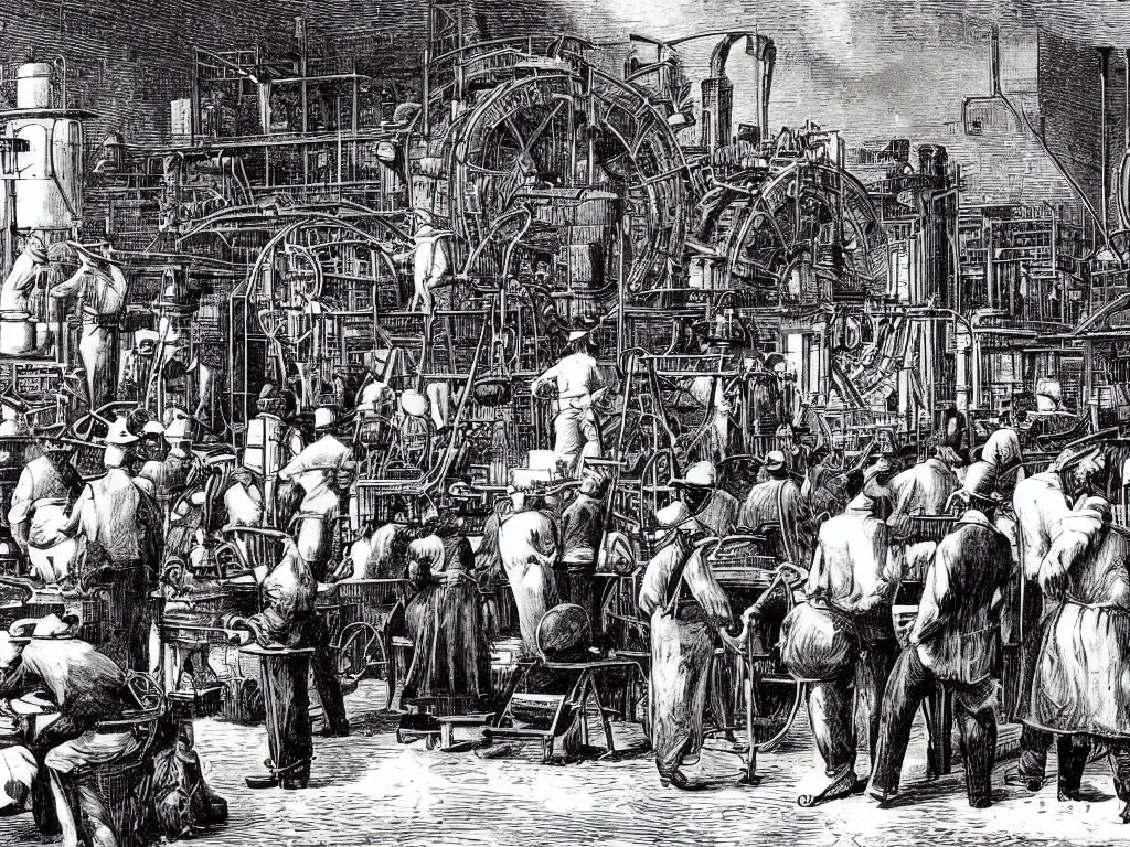 Image similar to industrial revolution people