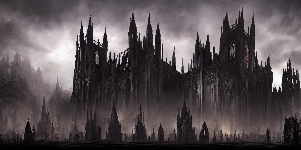 dark fantasy architecture