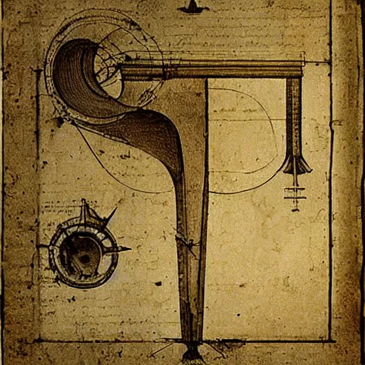 Image similar to photograph of invention designed by da vinci