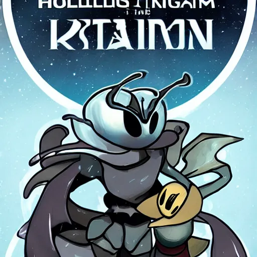 Image similar to Hollow Knight in the style of star trek,