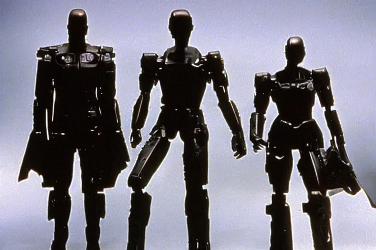 Prompt: Giant robots from the matrix movie