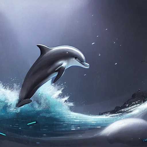 Image similar to a dolphin robot by juan pablo roldan