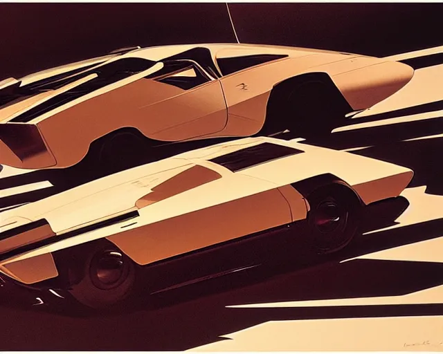 Image similar to syd mead