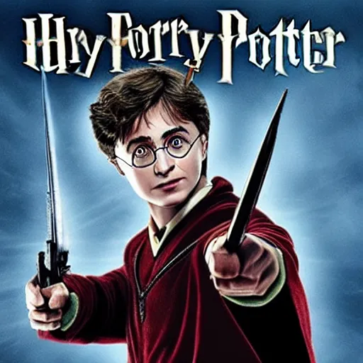 Image similar to harry potter but with guns