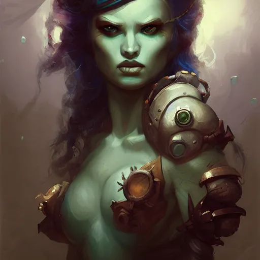 Image similar to AmongUs Game impostor deep sea diver, DnD character art portrait, matte fantasy painting, DeviantArt Artstation, by Jason Felix by Steve Argyle by Tyler Jacobson by Peter Mohrbacher, cinema