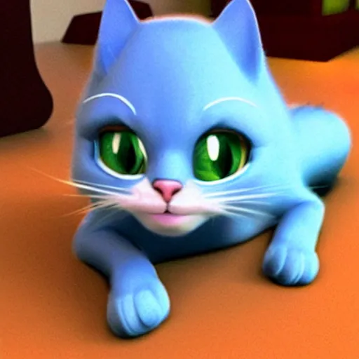 Prompt: a cat in the style of a 3 d pixar movie