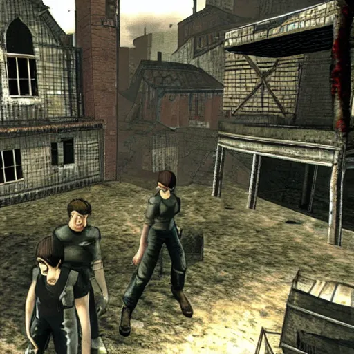 Image similar to Resident Evil Village if it had been a PS1 game