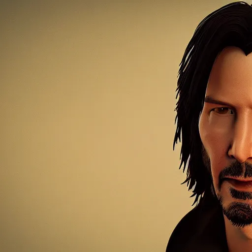 Prompt: Keanu Reeves as a super-hero, figurine, studio lighting, blender, octane render, high quality, high detailed, 8k, artstation,