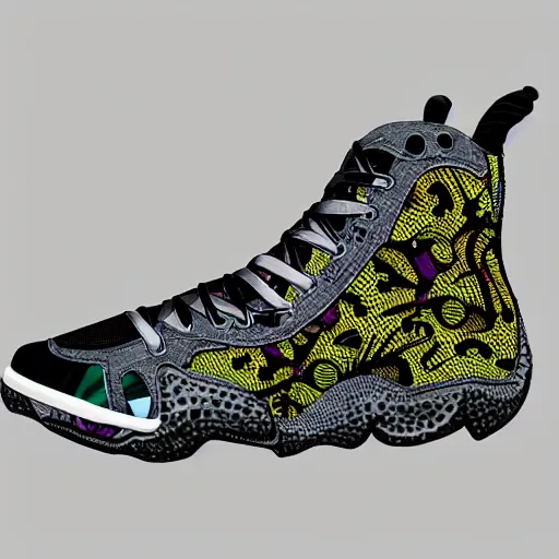 Image similar to ugliest sneakers in history, y 2 k aesthetic, biomorphic, highly detailed, hyper realistic,