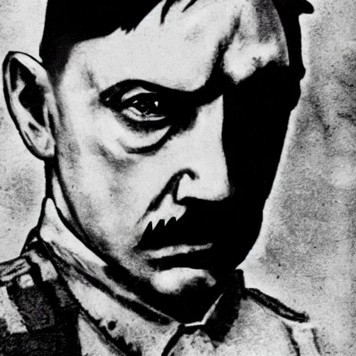 Image similar to adolf hitler as solid snake in metal gear solid