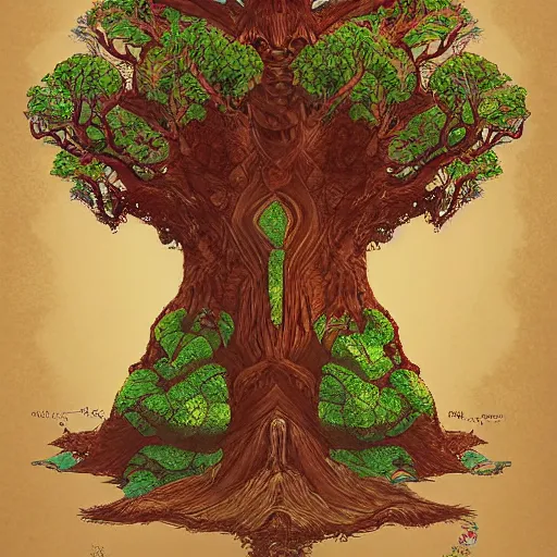 Image similar to Yggdrasil by Choho Aoshima