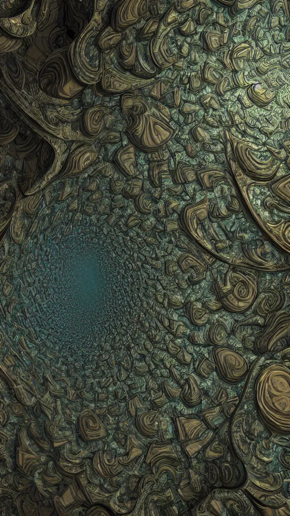 Image similar to 3d fractal background, mandelbulb 3d, digital art, high details, atmospheric, trending on deviantart, 8k resolution