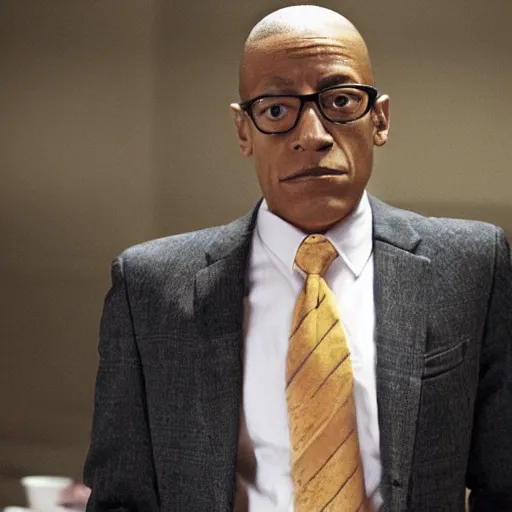 Image similar to still of gus fring dressed like jesse