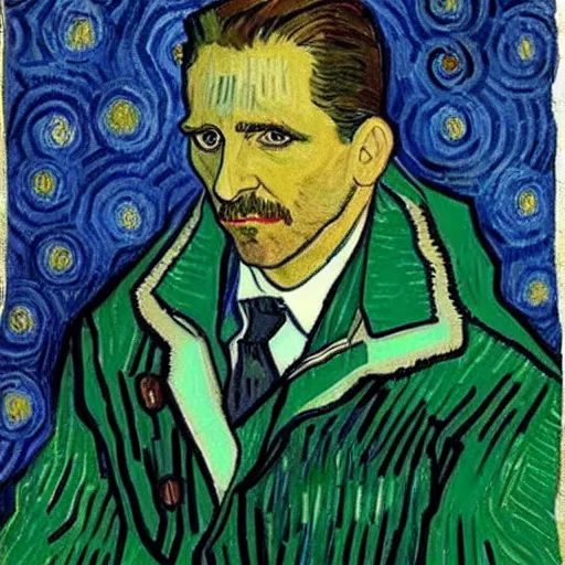 Image similar to michael scott by van gogh