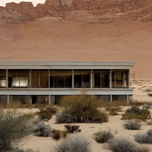 Image similar to biophilia architecture building in the desert