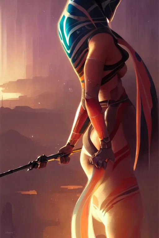 Prompt: ahsoka tano profile picture by greg rutkowski, dynamic pose, aesthetic, golden ratio, flat matte painting, intricate, futuristic, fantasy, elegant, by stanley artgerm lau, greg rutkowski, thomas kindkade, alphonse mucha, loish, norman rockwell, fantasy lut, fluid lines,