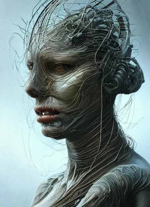Prompt: mutant weaver, physically accurate, moody dynamic lighting, very very intricate, very very elegant, highly detailed, digital painting, artstation, HR GIGER, Hieronymus Bosch, Francis Bacon, concept art, smooth, very beautiful, sharp focus, illustration, art by artgerm and greg rutkowski and alphonse mucha