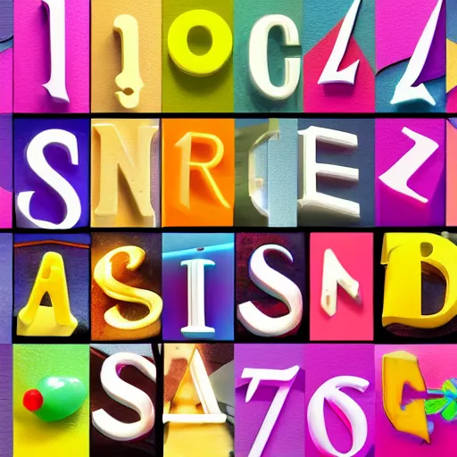 Image similar to alphabet font pack