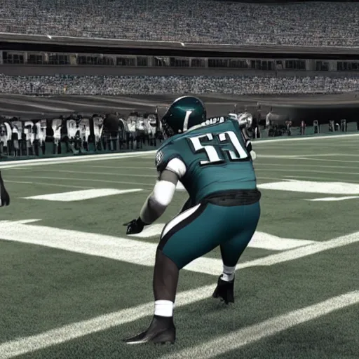 Prompt: philadelphia eagles football real life, 8 k, 4 k uhd, realistic, hyper realistic, super detailed, very detailed, detailed