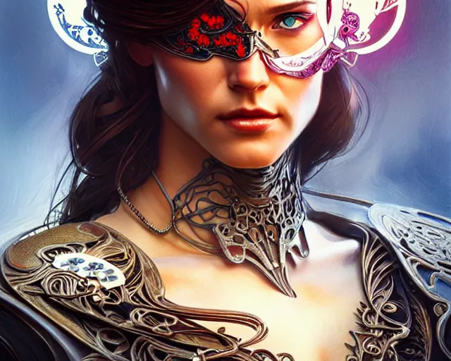 Image similar to Terminator T800, art nouveau, fantasy, intricate flower designs, elegant, highly detailed, sharp focus, art by Artgerm and Greg Rutkowski and WLOP