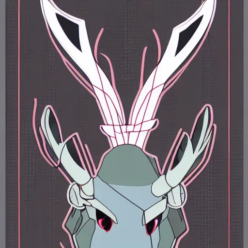 Image similar to cyborg jackalope cyberpunk, anime cel, 8k HD, centered