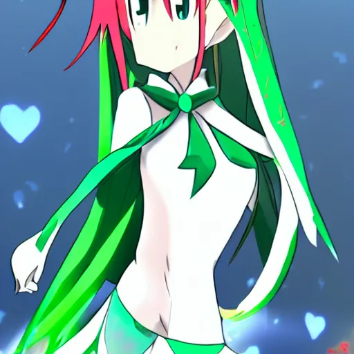 Prompt: asuna as a gardevoir sao with a touch of temmie chang art style 4 k anime deltarune